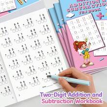 Buku Latihan Matematika 32 Halaman, Latihan Harian Penjumlahan dan Pengurangan Dua Angka Tingkat Lanjut, Buku Latihan Aritmatika Mental Dasar. Ideal untuk Aktivitas Matematika Harian, Bahan Tambahan di Rumah dan Sekolah, Perlengkapan Kantor Harian, dan Matematika. - MultiWarna - View 2