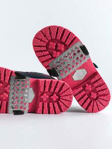 Anti-Slip Shoe Spikes, Simple Ice Crampons, Hook And Loop Fastening, Slip-On Traction Shoe Pads, Snow Chains, Universal Fit, Ice And Snow Traction Device; Suitable For Daily Commuting, Outdoor Activities, Etc. - Multicolor - View 5
