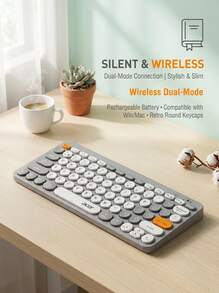Acer OKR250 Kombo Keyboard dan Mouse Nirkabel Ultra Tipis: Koneksi Bluetooth 5.0 Dual-mode, Dapat Diisi Ulang, Kombinasi Keyboard dan Mouse Senyap, Portabel untuk Laptop dan Penggunaan Kantor, Daya Tahan Baterai Lama, Kebisingan Rendah, Perangkat Tambahan Komputer Rumah - View 18
