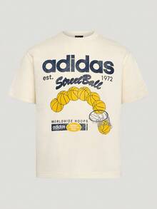 Adidas Kaos Rajut Lengan Pendek Tanpa Kerah Unisex OG SB TEE TKX5728 - Krem - View 1