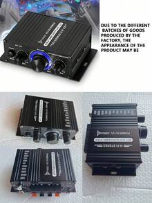 AK-170 Nuevo Amplificador de Audio para RV 12V Universal Mini Amplificador de Escritorio Adecuado para Altavoces de Casa, Coche, Motocicleta, Coche, MP3 de Computadora - Amplificador - Ver 6