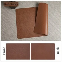 1件雙面皮革墊 30*44cm，防水、防油、易清潔、耐熱、可正反面使用，適用於廚房、餐廳和戶外使用 - B - 查看 14