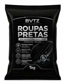 Percarbonato De Sodio Protege E Realça Cor De Roupas Pretas E Escuras Evita Desbotar - Em pó - Visão 1