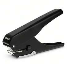 Handheld Adjustable Depth Hole Puncher, Suitable For ID Cards, Card Sleeves, PVC Cards, Kraft Paper Gift Tags, Luggage Tags, Price Tags, Lanyard Holes, Office, Retail Packaging DIY Craft Tools - One Size Fits All - View 6