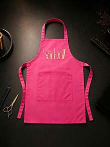 Personalized Apron, Customizable Name Or Text, Men's Custom Apron, Women's Personalized Apron With Pockets, Father's Gift, Mother's Birthday Gift - Multicolor - View 3