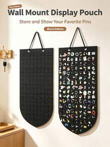 Wall-Mounted Brooch & Lapel Pin Storage Organizer, Enamel Lapel Badge Display Rack Banner, Brooch Wall Display Banner, For Displaying Brooches, Buttons And Lapel Collectibles, Brooch Collection Storage Rack - Multicolor - View 1