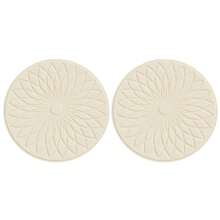 L LEESEPH 2pcs Silicone Coasters, Reusable Drink Coasters, Durable Coffee Table Coasters, Bar Countertop Protection Pads, Birthday, Housewarming, Room Decor, Holiday Party Gifts - Multicolor - View 11