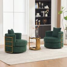 Home Theater Seating - 翡翠綠 + 燈芯絨 + 1 個座位 - 查看 11