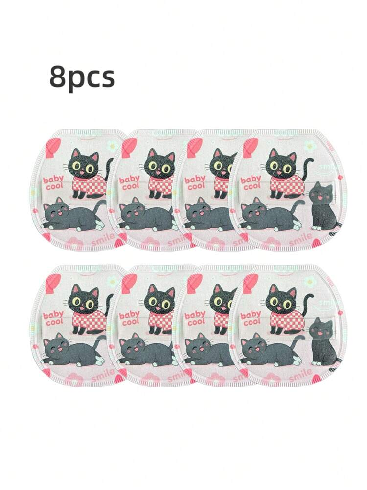1/4/8/9/10Pcs Cute Cartoon Pattern Makeup Sponge, Soft Marshmallow Makeup Spong, Dry & Wet Dual Use Foundation Powder Puff, Portable Cosmetic Make Up Applicator - Multicolor - View 12