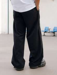 Men's Summer Casual Outdoor Sports Long Pants, Minimalist Fashion Daily Straight Leg - Black - View 6