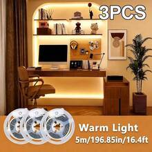 High Brightness LED Light Strip, USB Powered, Button Switch Control, Flexible LED Light Strip, TV Background Decorative Light, Background Decorative Flexible Light Strip, Easy To Install, Suitable For TV Background, Bedroom, Living Room, Hallway, Kitchen, DIY Decoration - LED Strip Light - View 41