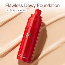 MISSHA M Glamour 液態貼合粉底液 35ML – 完美膚感妝效，輕盈可疊加遮瑕，自然光澤且全天舒適，保濕妝底，適合日常使用與送禮 - 21#21 Natural White - 查看 5
