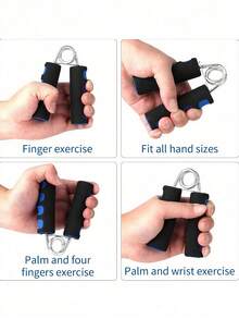 Wrist Developer Resistance Grip Trainer Hand Grip Strengthener Portable A-Type Hand Grip Strengthener For Men Women Sport Workout Gym And Physical Exercise Gym Essential Accessories - Multicolor - View 6