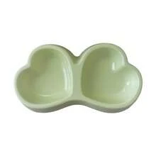 Dog Bowl, Pet Supplies, Suitable For Small Dogs, 2-In-1 Heart-Shaped Small Pet Feeder Plastic Water And Food Container, Suitable For Puppies, Cats And Other Small Animals, Candy Color - Multicolor - View 16