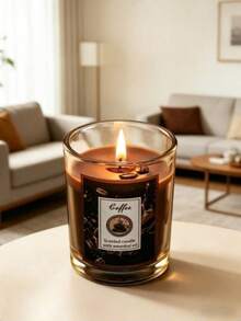 1/2pcs Home Coffee Scented Smokeless Fragrance Candles, Durable Indoor Room Diffuser Decorative Lamp, Fashionable Aromatherapy Gift For Friends And Family - Scented Candles - View 10