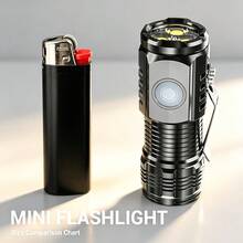 5PCS Mini LED Flashlight Rechargeable USB Camping Lantern Portable Outdoor Light For Hiking Exploring Emergency Use - Flashlight - View 4