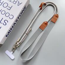 Tali Leher Panjang Universal Warna Solid Premium Tahan Lama yang Dapat Diatur dengan Rantai, Cocok untuk Kamera CCD, Ponsel, Perjalanan dan Aktivitas Luar Ruangan Anti-Hilang - MultiWarna - View 14