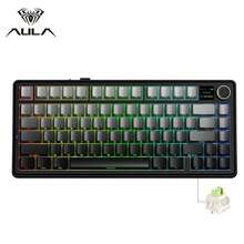 AULA F75MAX Mechanical Gaming Keyboard, 2.4G Wireless/Bluetooth/Type-C, Full Hot-Swappable With RGB Backlight, Equipped With TFT Smart Display And Multimedia Keys, PBT Keycaps, Supports Gaming Mode And Office Mode Switching - View 14