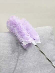1pc Disposable Multi-Function 360° Double-Sided Electrostatic Dusting Duster, Telescopic Cleaning Bubble Dusting Duster - Pink - View 3