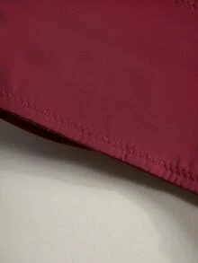 CELILIN Red Front-Closure Strapless Bandeau Bra For Women, Non-Slip Anti-Slip Push-Up Skin-Friendly Seamless Bustier - Red - View 9