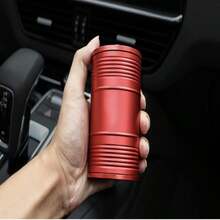 Creative Car Ashtray Cover Portable Smokeless Ashtray For Car Office And Garden Use Fashion Design Precision Engineering Unique And Functional Creative Car Multifunctional Universal Metal Ashtray With Lid Car Accessories - Multiple Styles - View 14