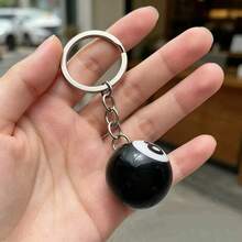Unisex Fashion Lucky Dice Keychain, New Multi-Sided Dice Billiard Phone Case Bag Pendant Car Key Chain Charm Auto Accessories Bag Decor - Multicolor - View 8