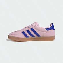 Adidas Sepatu Sneakers Olahraga Klasik Unisex Musim Semi/Musim Gugur, Sepatu Latihan Kasual Netral JI1371 - Merah muda jernih/biru terang - View 3