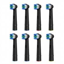 Replacement Brush Heads Compatible With Electric Toothbrushes, Compatible Models: 1000, 1500, 3000, 6000, 7000, 7500, 8000 Series Professional Electric Toothbrushes - Black - View 13
