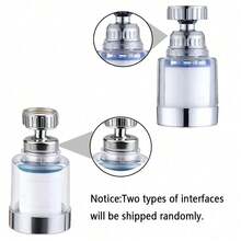Kitchen Faucet Water Purifier, Tap Water Filtration System With Replaceable PP Filter Cartridge, Multi-Layer Filtration Faucet Adapter, Anti-Splash Water-Saving Nozzle, Easy Install Sink Water Purifier For Home Kitchen, Fits Most Standard Kitchen Faucets, Suitable For Fruit And Vegetable Washing - A - View 9