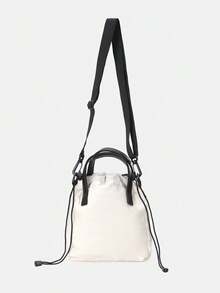 Converse Tas Bahu Unisex Chuck Taylor SEASONAL UA5953-W2Y - Hitam dan Putih - View 3