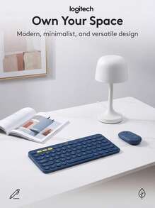 Logitech K380 Wireless Keyboard Dual-Mode Office Portable Silent Phone Laptop Ergonomic Design Tablet Laptop Phone Universal Lightweight Portable - View 9