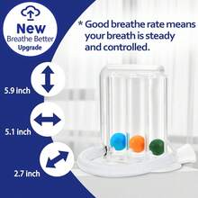 Breathing Trainers & Monitors - Blue - View 3