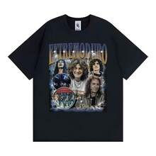 Vintage Grafik T-Shirts der Rockband Extremoduro, Damenbekleidung, Harajuku Hip Hop Punk Stil T-Shirt, lockeres Oversized Baumwoll T-Shirt - Form - Übersicht 1