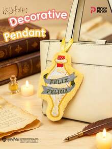 Harry Potter 1pc Bag Charm & Coin Purse, Love Potion Design, Suitable For Commuting, Halloween, Christmas And Birthday Gift For Fans And Collectors - Multicolor - View 4
