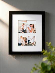 1pc Multi-Hook Photo Frame Wall Mount Hook Key Rack, Decorative Collage Photo Display Stand, Entryway Wall Decor, Home Wedding Gift - Multicolor - View 10