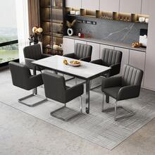 Dining Chairs Set Black - 2 Pieces, Modern Style - 黑色 - 查看 3