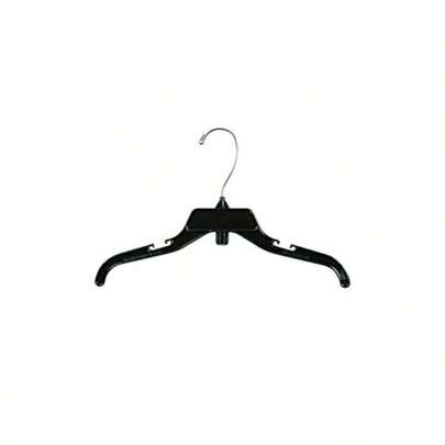 Break-Resistant Black Plastic Hangers - 12 Inch Small For,'s Dress, Case Of 100, Durable