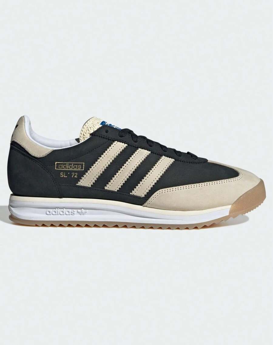 Adidas Sepatu Olahraga Unisex Model T-Head Musim Semi/Gugur, Sepatu Atletik Kasual Klasik Retro Serbaguna JS3994 - No. 1 Hitam/Putih Susu/Kuning Resin - View 1