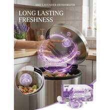AMZ Lavender Trash Can Deodorizer Pods Long Lasting Fresh Scent Odor Eliminator Self Adhesive Air Freshener Stickers For Garbage Can Kitchen Bathroom Home - Multiple Styles - View 2