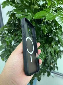 Shipping Within 8 Hours & -Friendly Packaging Magnetic Wireless Charging Protective Case For Smartphones, Shockproof Hard Shell Made Of Polycarbonate With Camera Protection, Compatible With IPhone 11/12/13/14/15/16/17 Pro Max - 灰色 - 查看 4
