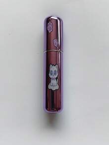 1pc Refillable Perfume Spray Bottle (Custom Pattern Design), Shiny Pink Perfume Bottle With Pump Storage Container Suitable For Travel, Living Room, Bedroom, Bathroom Home Decor - Travel Accessory, Liquid Cosmetic Dispenser, Random Color - Perfume Atomizer Bottle [Patterned Design] - View 14