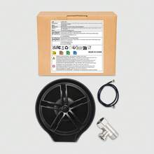 Black 2-In-1 High Pressure Cup Washer, Rotating Glass Rinser, Retractable Sprayer For Kitchen Sink Commercial Use - Black-1pc - View 7