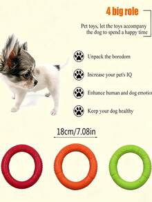 Dog Training Toy Outdoor Sports Flying Disc Interactive Pet Toy Suitable For Dogs - Multicolor - View 3