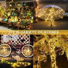 USB Powered LED Curtain Fairy Lights, 8 Lighting Modes Remote Control String Lights, Suitable For Wedding, Christmas, Holiday Party And Indoor Home Decor - USB Curtain Lights - View 6