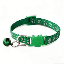 Customized Reflective Cat Collar With Bell And Buckle - Can Customize Anti-Lost ID Tag - Suitable For Kittens And Adult Cats, Personalized Gift, Breakaway - Multicolor - View 20