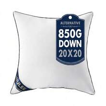 Durable Square Throw Pillow Insert, Resilient Cushion Inner, Premium Filler For Decorative Pillowcases - White - View 12