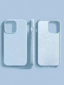 2.0mm厚液態矽膠手機殼，適用於 Apple 16 15 14 13 12 11 17Pro Max，18 Pro Max/18 Pro 系列全包覆保護殼 - 天藍色 - 查看 1