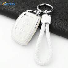 Smart Key Fob Cover, Keyless Remote Key Protector Compatible With Hyunda IX35, IX45, I10, I30, I40, Tucson, Santa Fe, Rena, Sonata, Elantra, Creta - Modern A-type - View 5