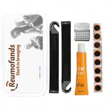 1 Set Bicycle Repair Tool Kit, Including Tire Lever, Air Pump, Glue, Patch, For Road Bike Maintenance And Flat Tire Repair - Multicolor - View 7