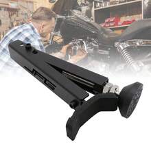 Motorbike Single Side Stand Motorcycle Front Rear Wheel Lift Stand Support Black - Default - View 3